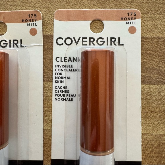 Lot Of 2 COVERGIRL Clean Invisible Concealer, 175 Honey Miel NEW / Sealed - Picture 3 of 4